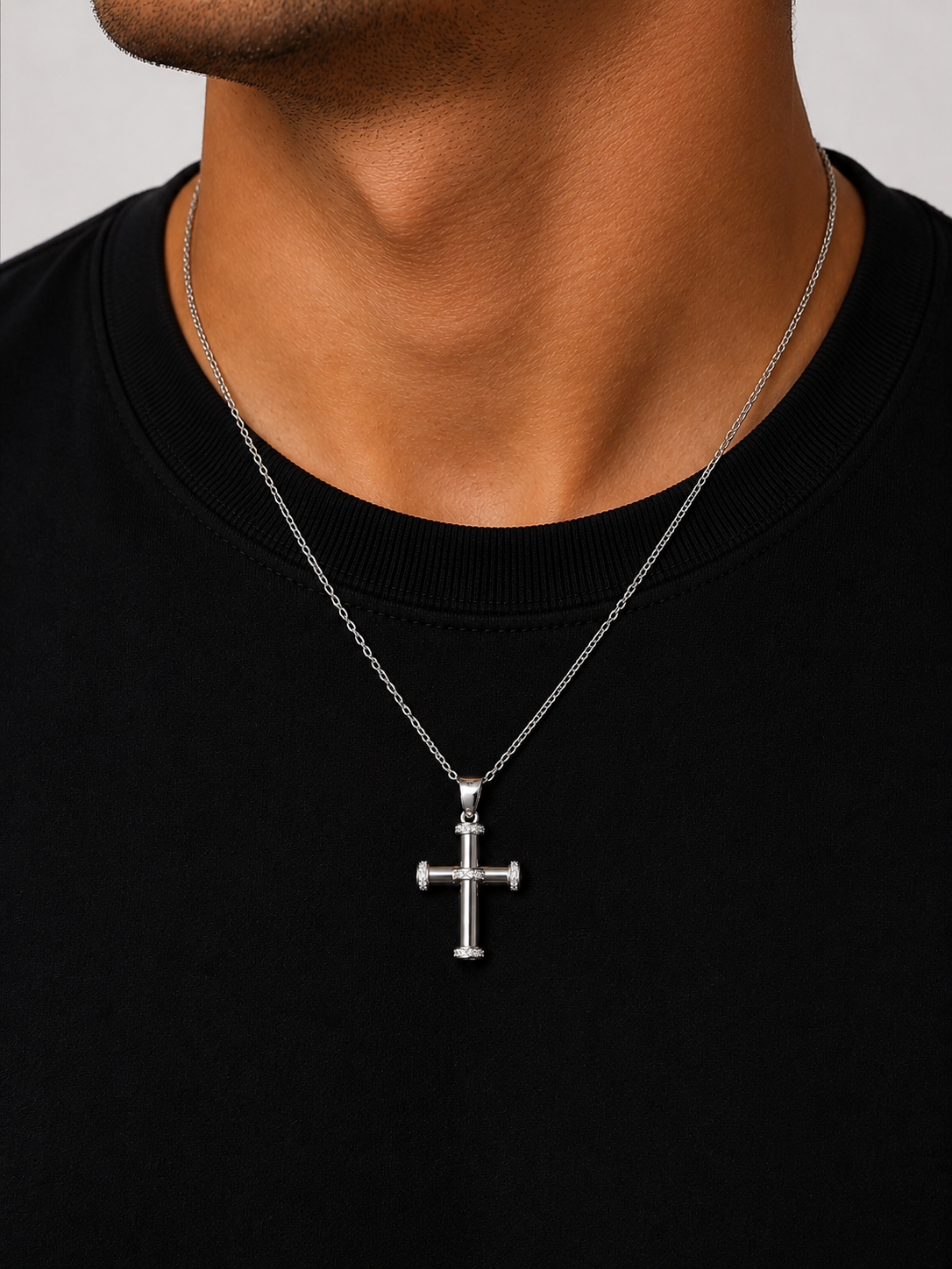 Collana da Uomo in oro 18Kt e diamanti TIZIANO TIZ CL/TI02