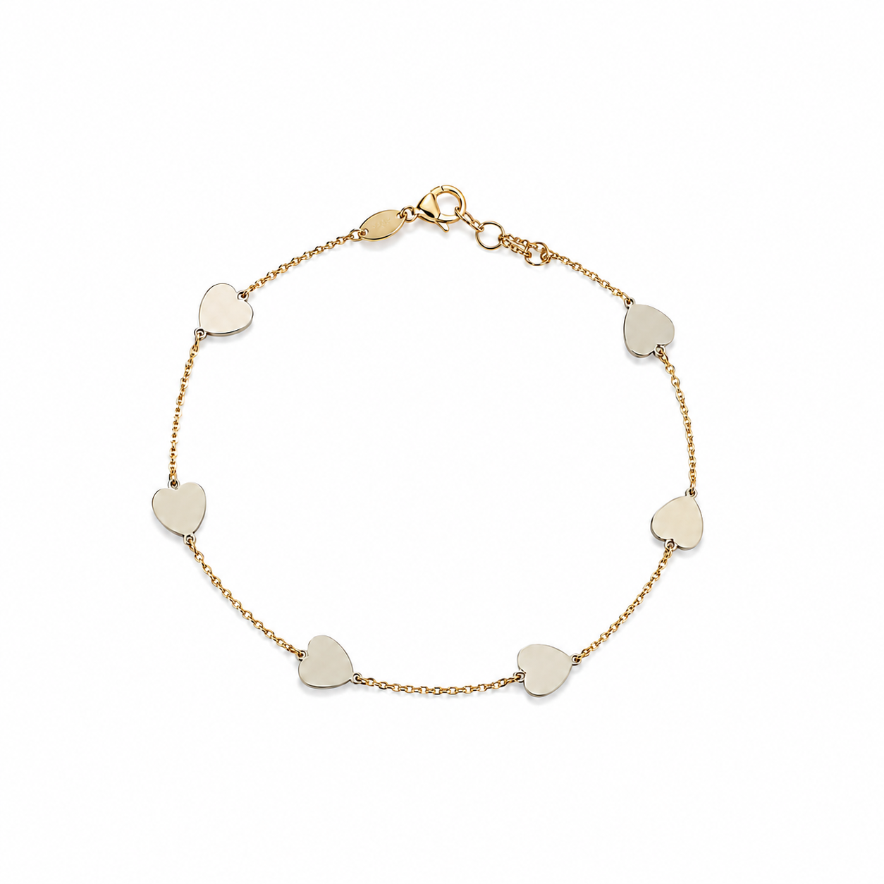 Bracciale Da Donna con Cuori in Oro 18Kt TIZIANO TIZ ORBR 170