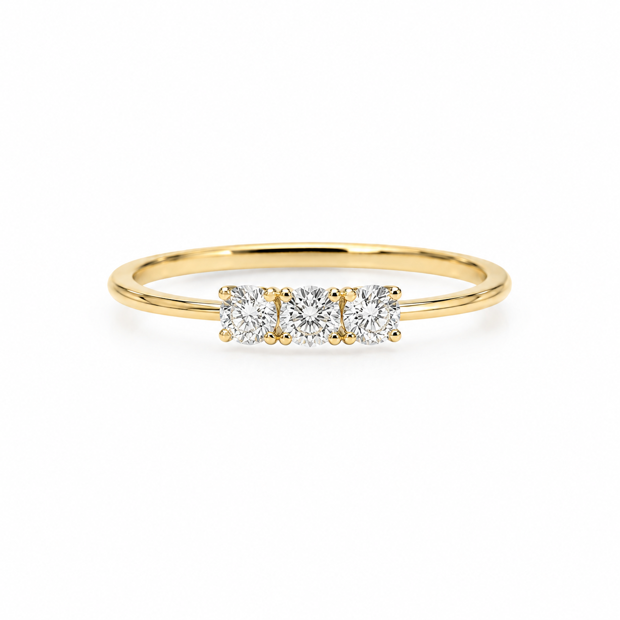 Damen-Solitärring aus 18 Karat Gold TIZIANO TIZ ANOR 200