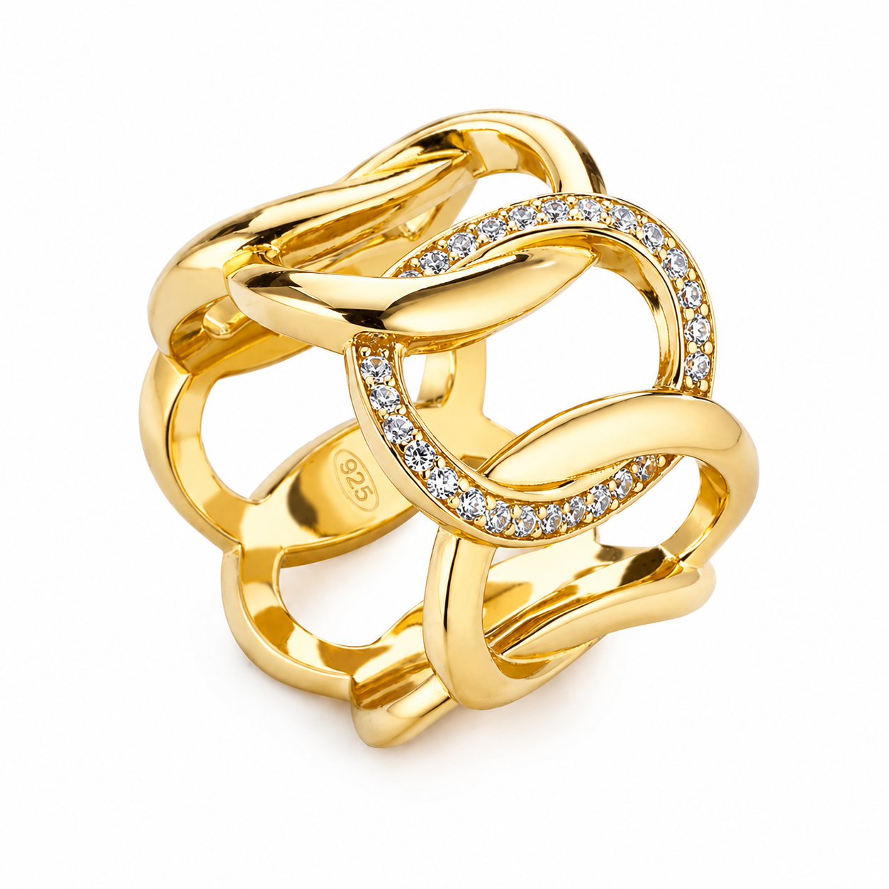 Anello da Donna groumette slim Marcello Pane Argento MP ANYA 008
