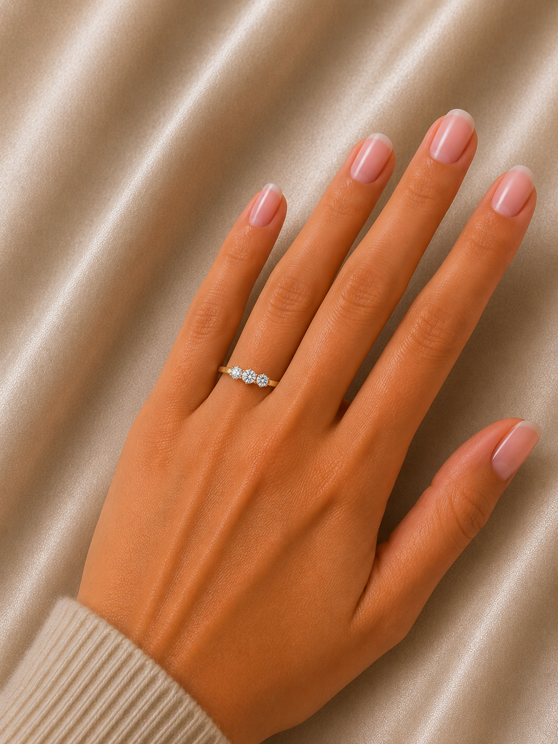 Anello Trilogy da Donna in oro 18Kt TIZIANO TIZ ANOR 102