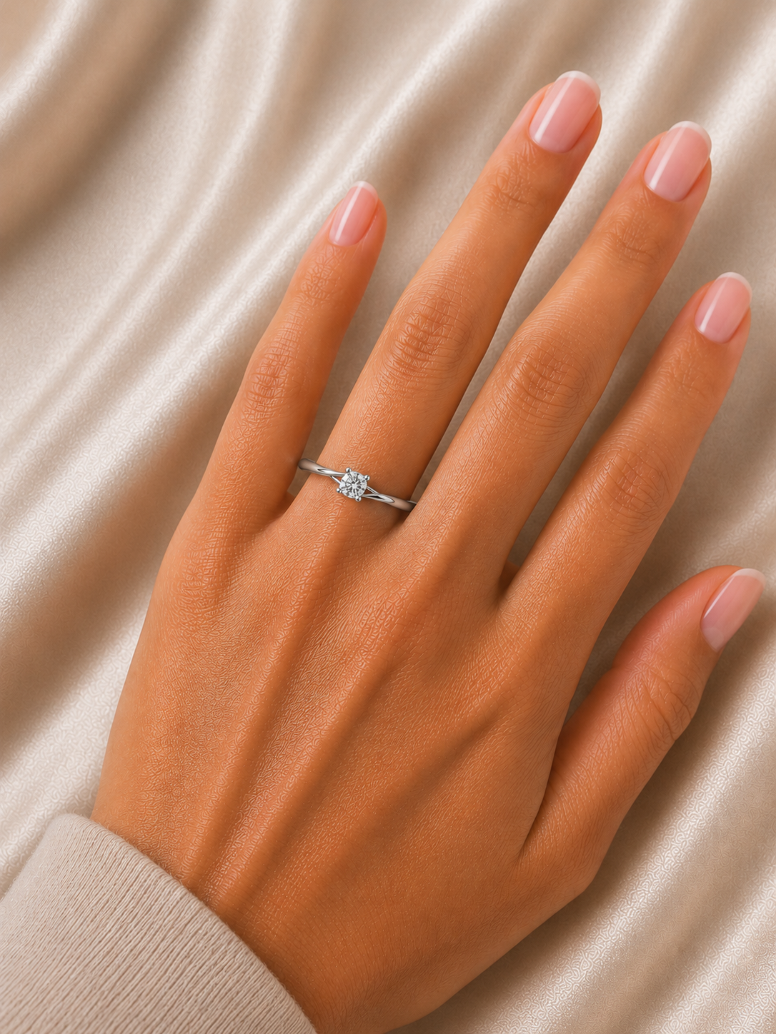Anello Solitario da Donna in oro 18Kt TIZIANO TIZ ANOR 200