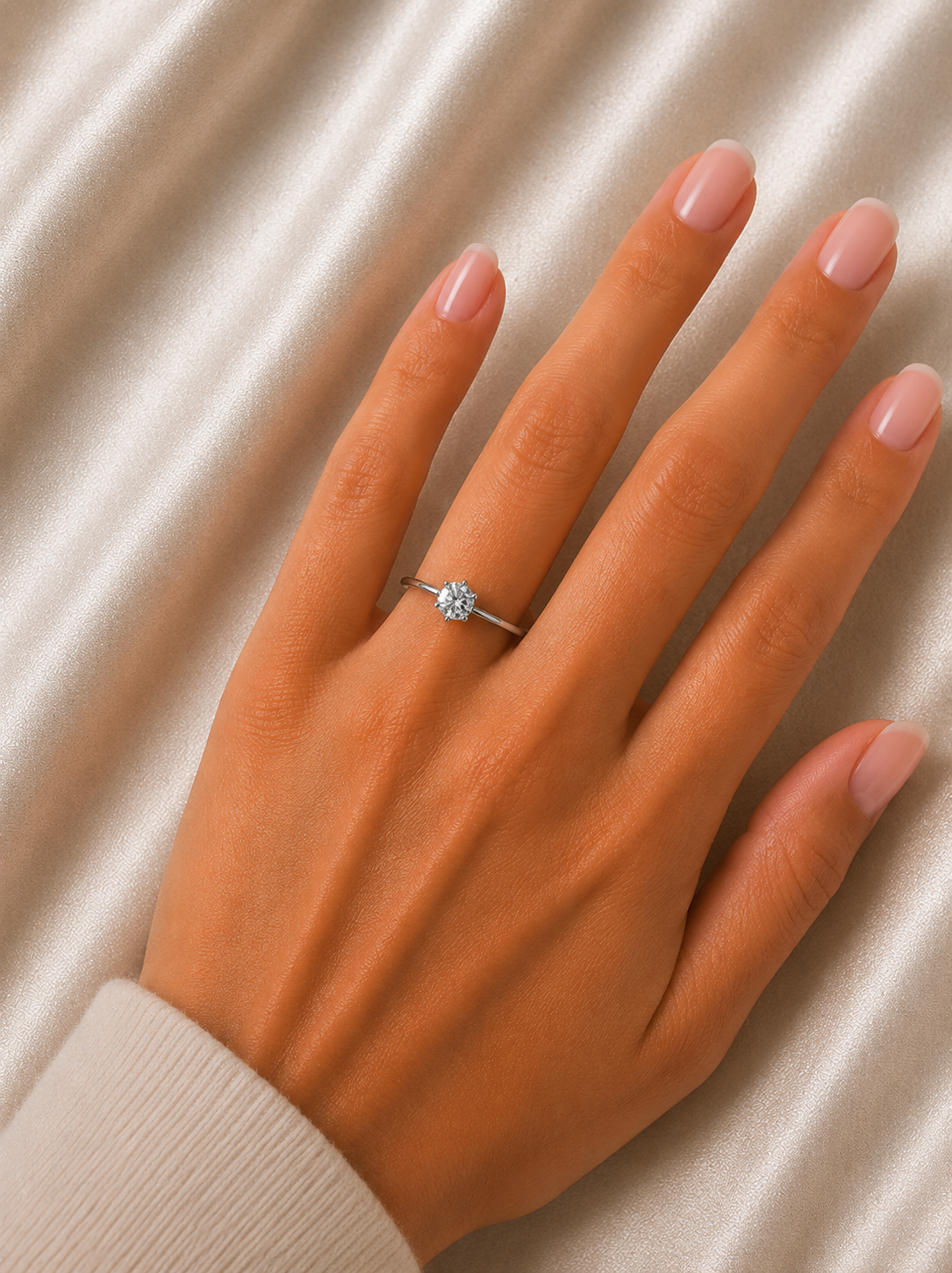 Anello Solitario da Donna in oro 18Kt TIZIANO TIZ ANOR 30