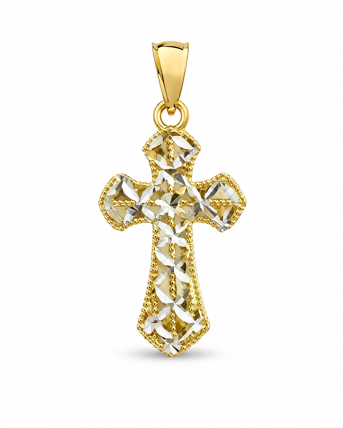 Ciondolo Croce Sfaccettata in Oro 18Kt TIZIANO TIZ ORCND 203