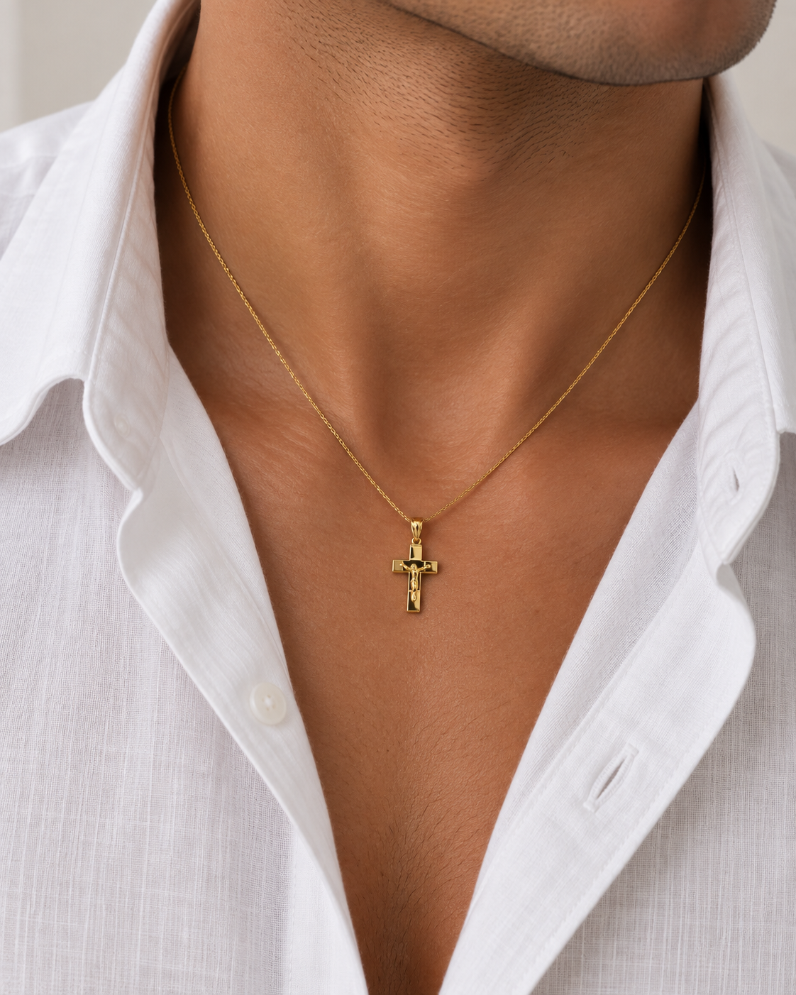 Crocifisso in Oro Giallo 18Kt TIZIANO TIZ ORCND 126