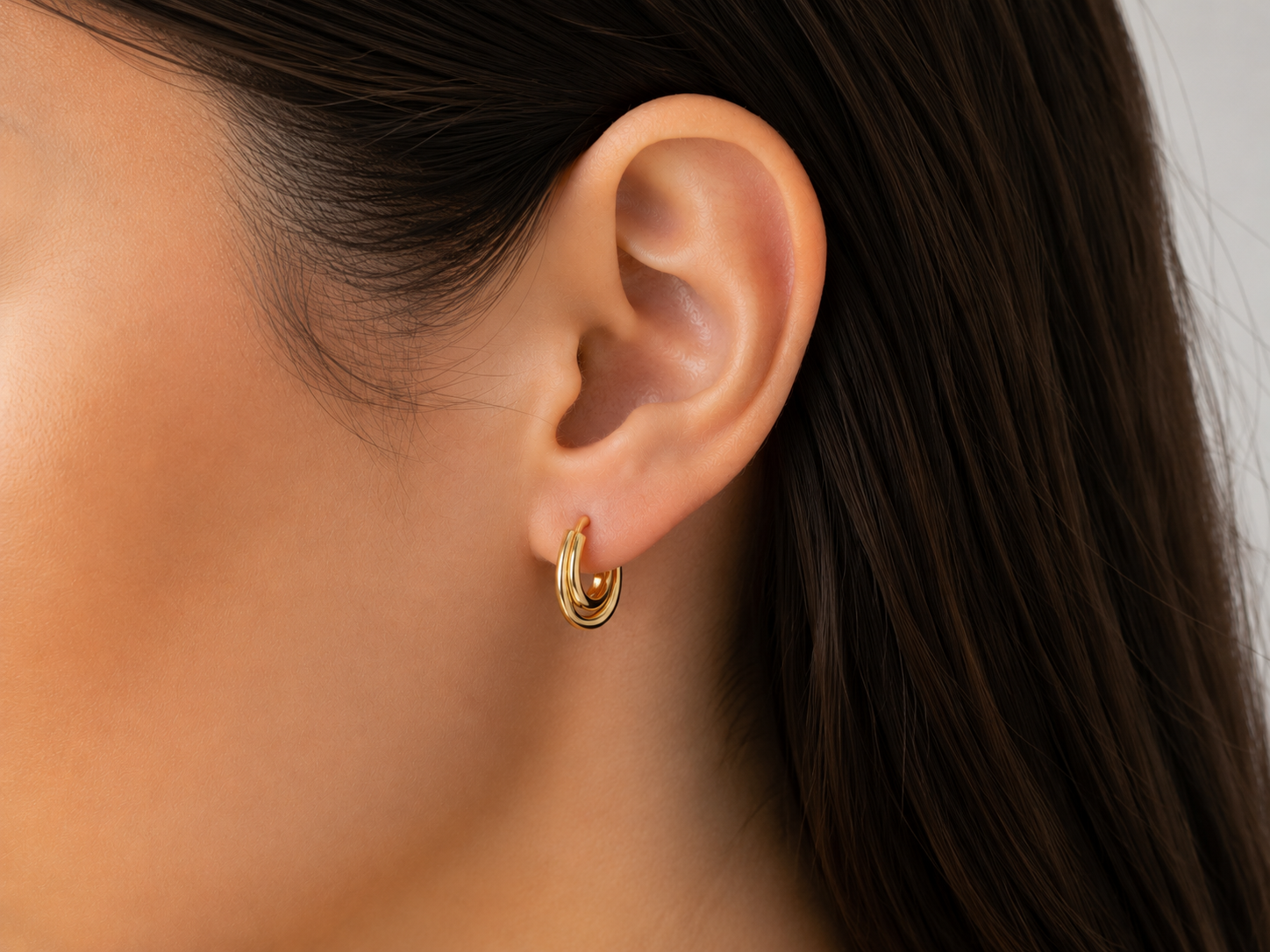 Orecchini a Cerchio Bombati Da Donna in Oro 18Kt TIZIANO TIZ OR 170