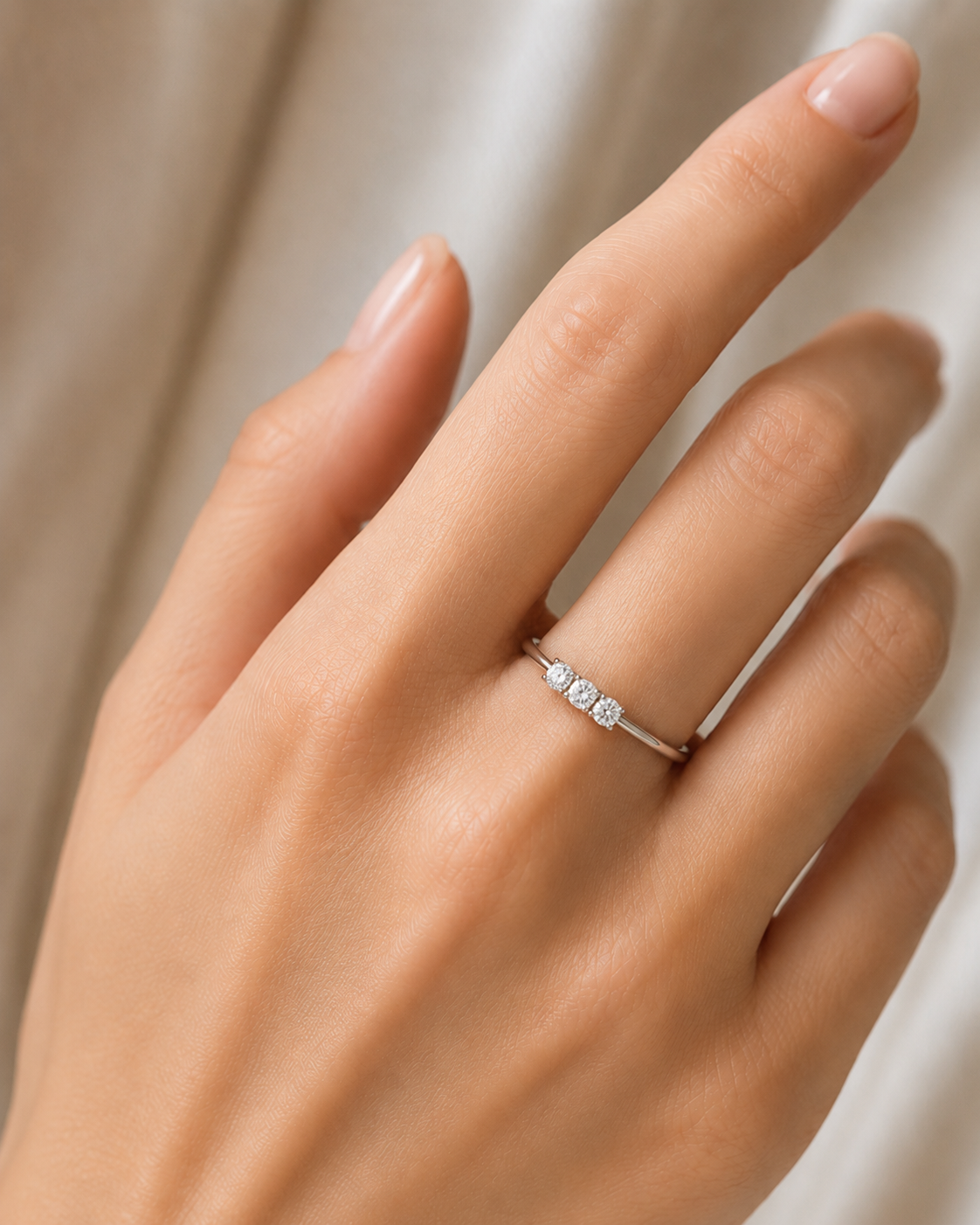 Anello Trilogy da Donna in oro 18Kt TIZIANO TIZ ANOR 38