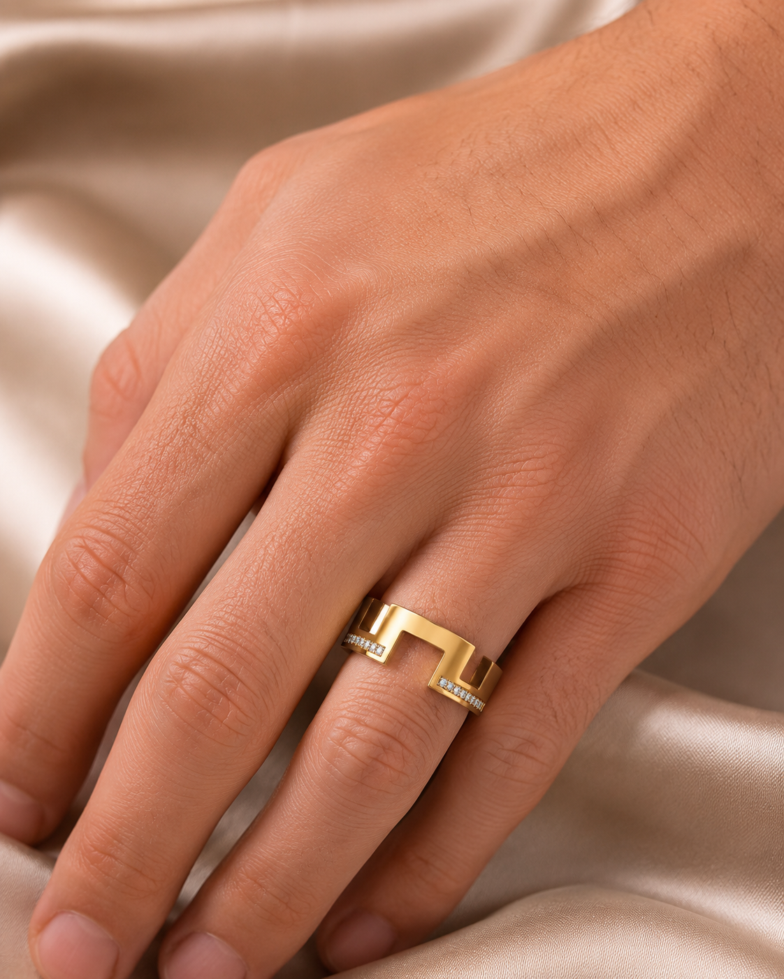Anello da Uomo in oro 18Kt TIZIANO TIZ ANOR 11