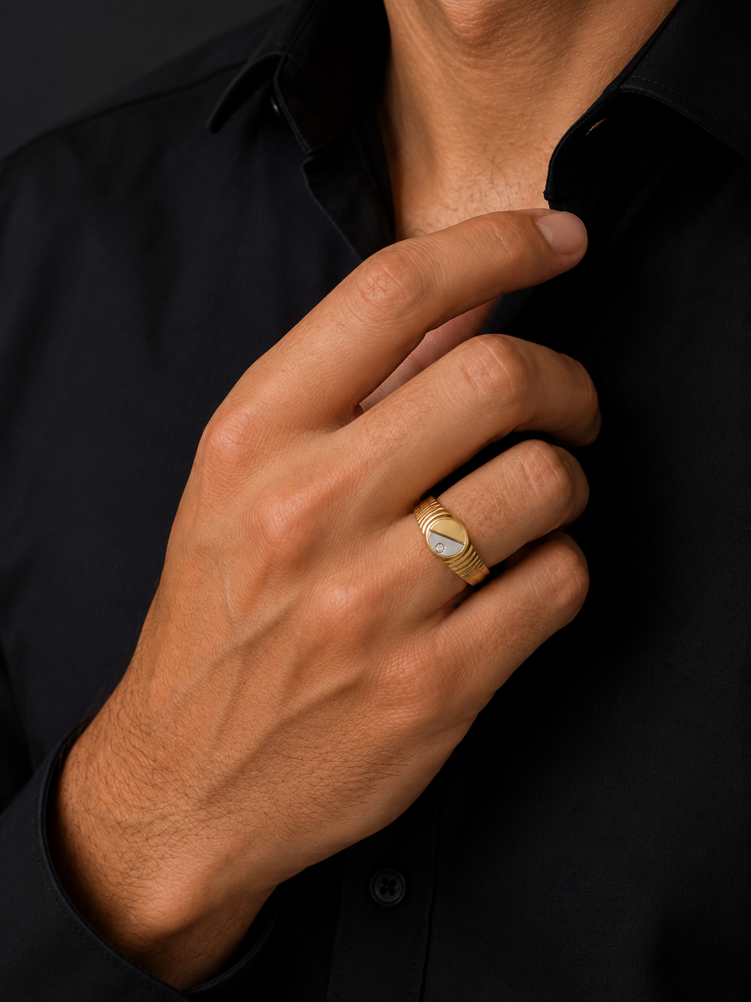 Anello da Uomo in oro 18Kt TIZIANO TIZ ANOR 250