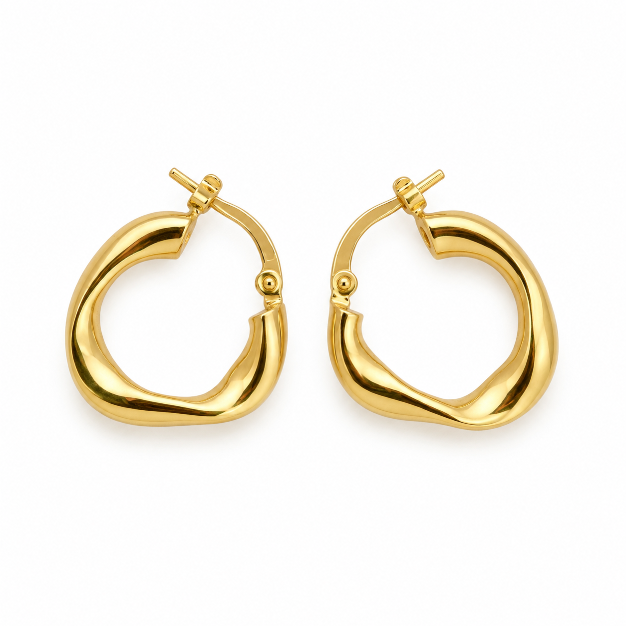 Unisex-Ohrringe aus 18 Karat Gold TIZIANO TIZ OR 475
