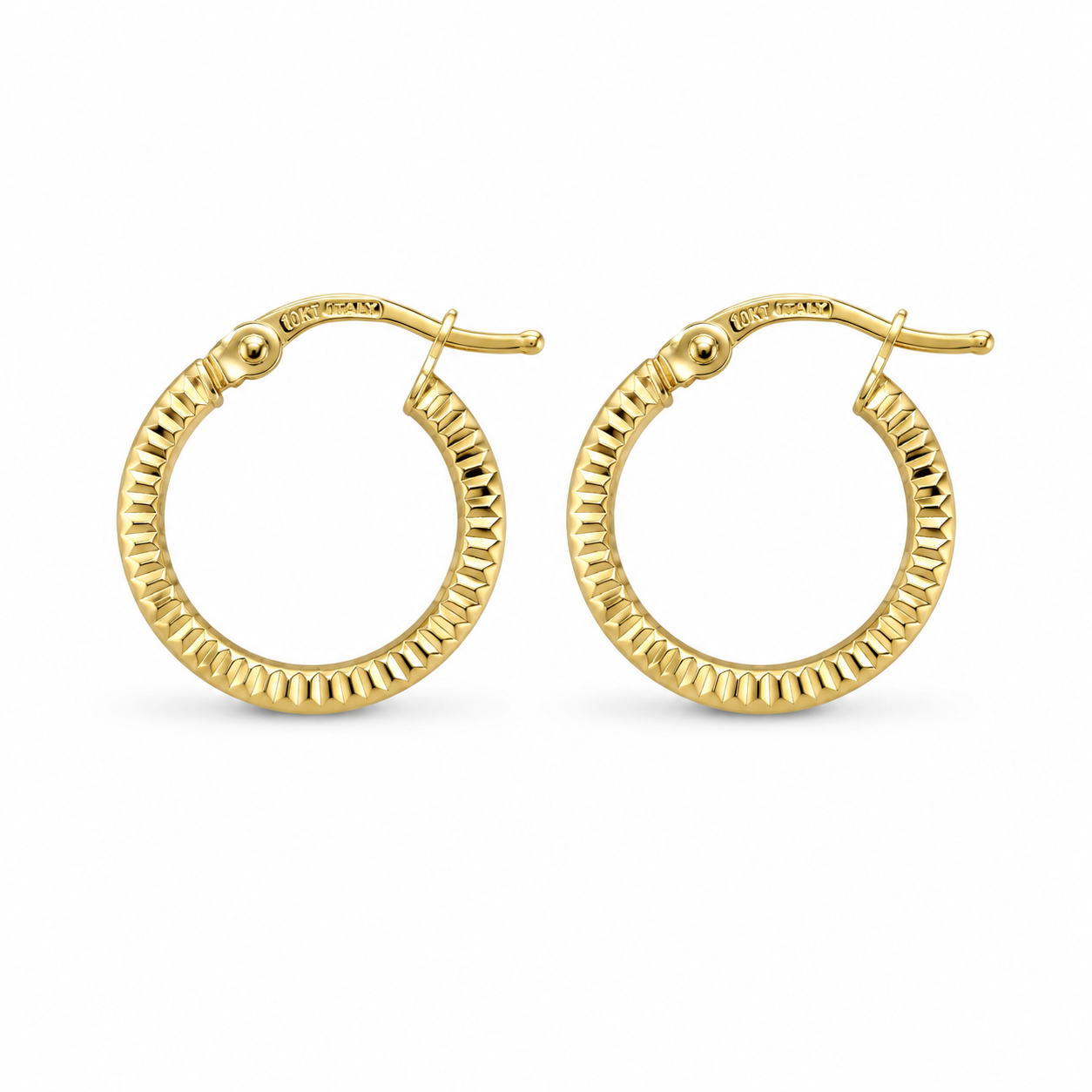 Unisex-Ohrringe aus 18 Karat Gold TIZIANO TIZ OR 475