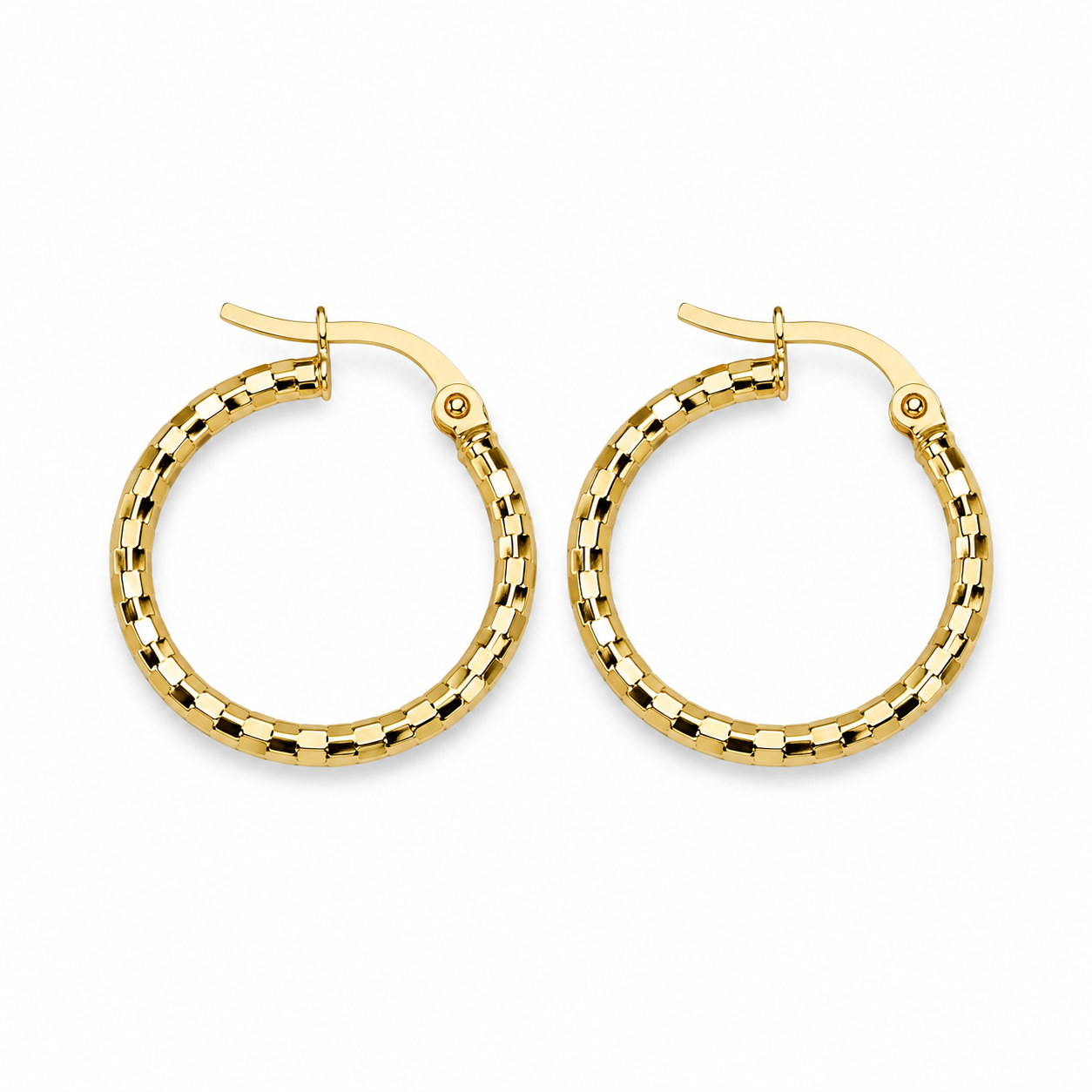 Unisex-Ohrringe aus 18 Karat Gold TIZIANO TIZ OR 475