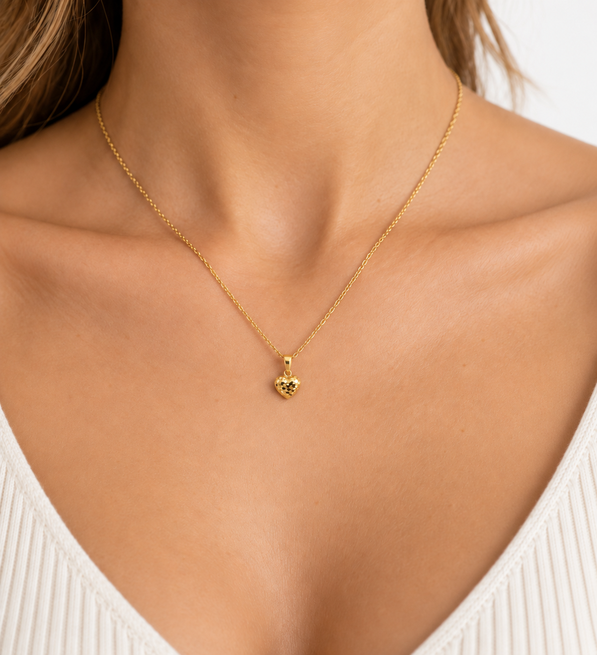 Ciondolo Cuore Sfaccettato in Oro 18Kt TIZIANO TIZ ORCND 150