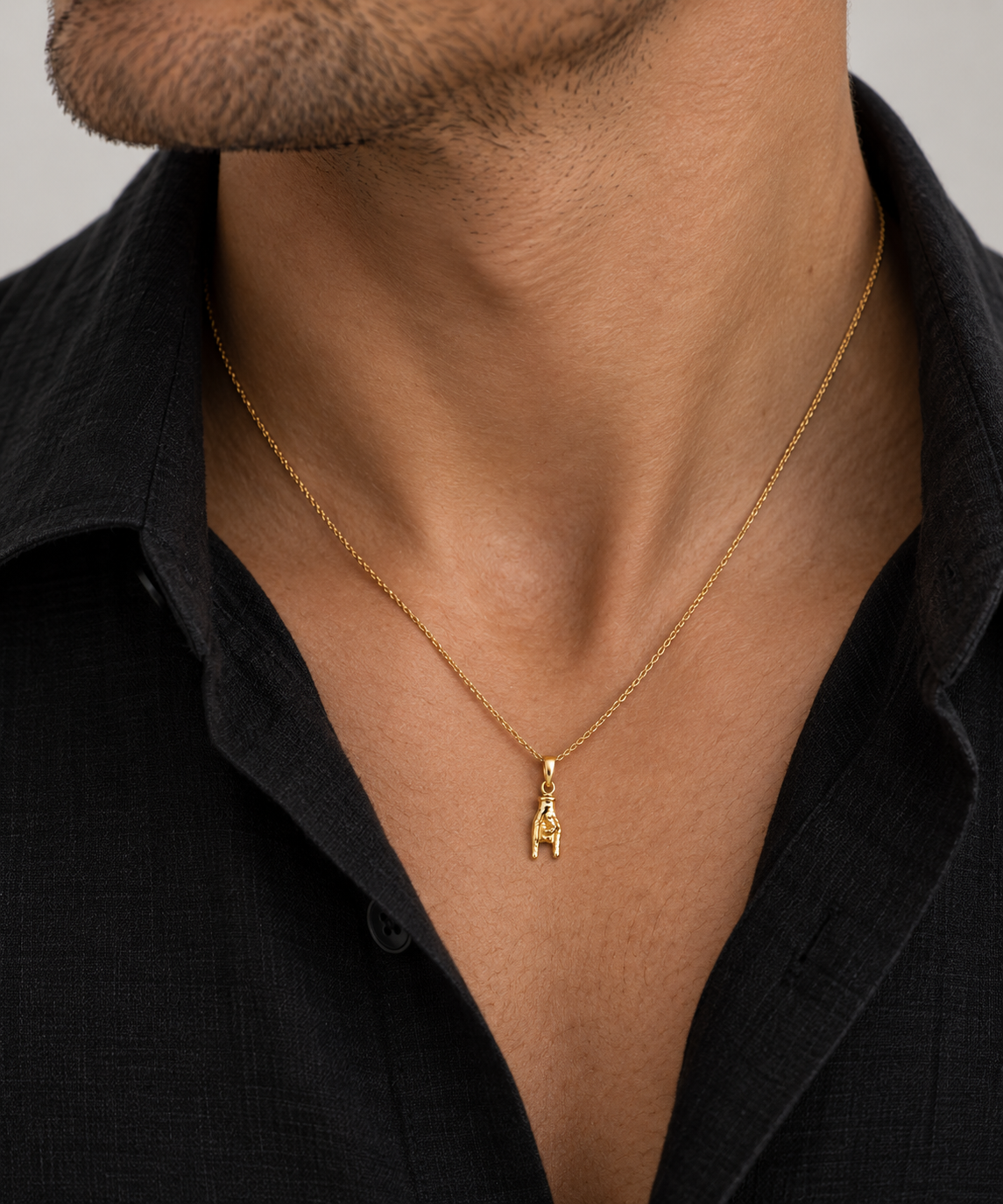 Ciondolo Mano Portafortuna in Oro Giallo 18Kt TIZIANO TIZ ORCND 157