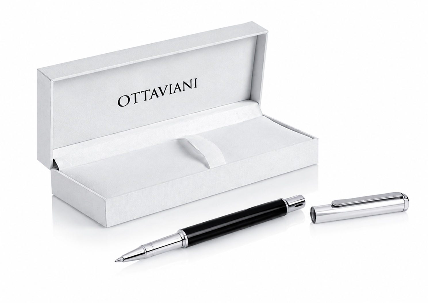 Penna Roller Black/White Ottaviani OTT 84289