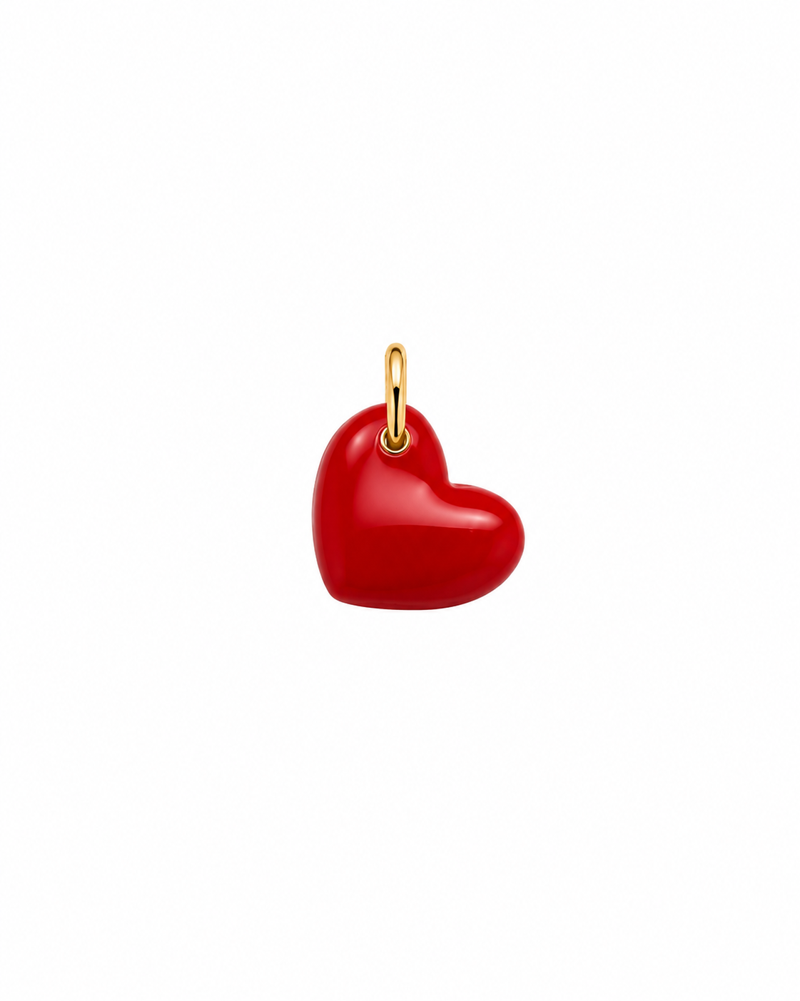 Charm Cuore Rosso Charm-bar in Argento 925 Rue De Mille RDM CB-LCN 86