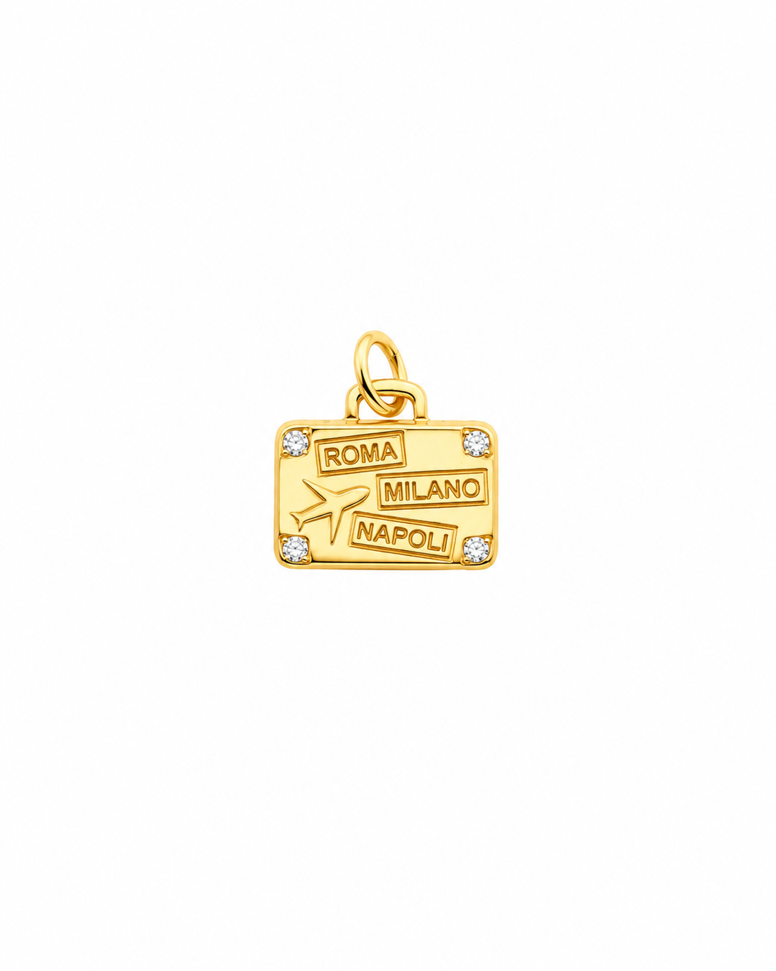 Charm Valigia Charm-bar in Argento 925 Rue De Mille RDM CB-LCN 17