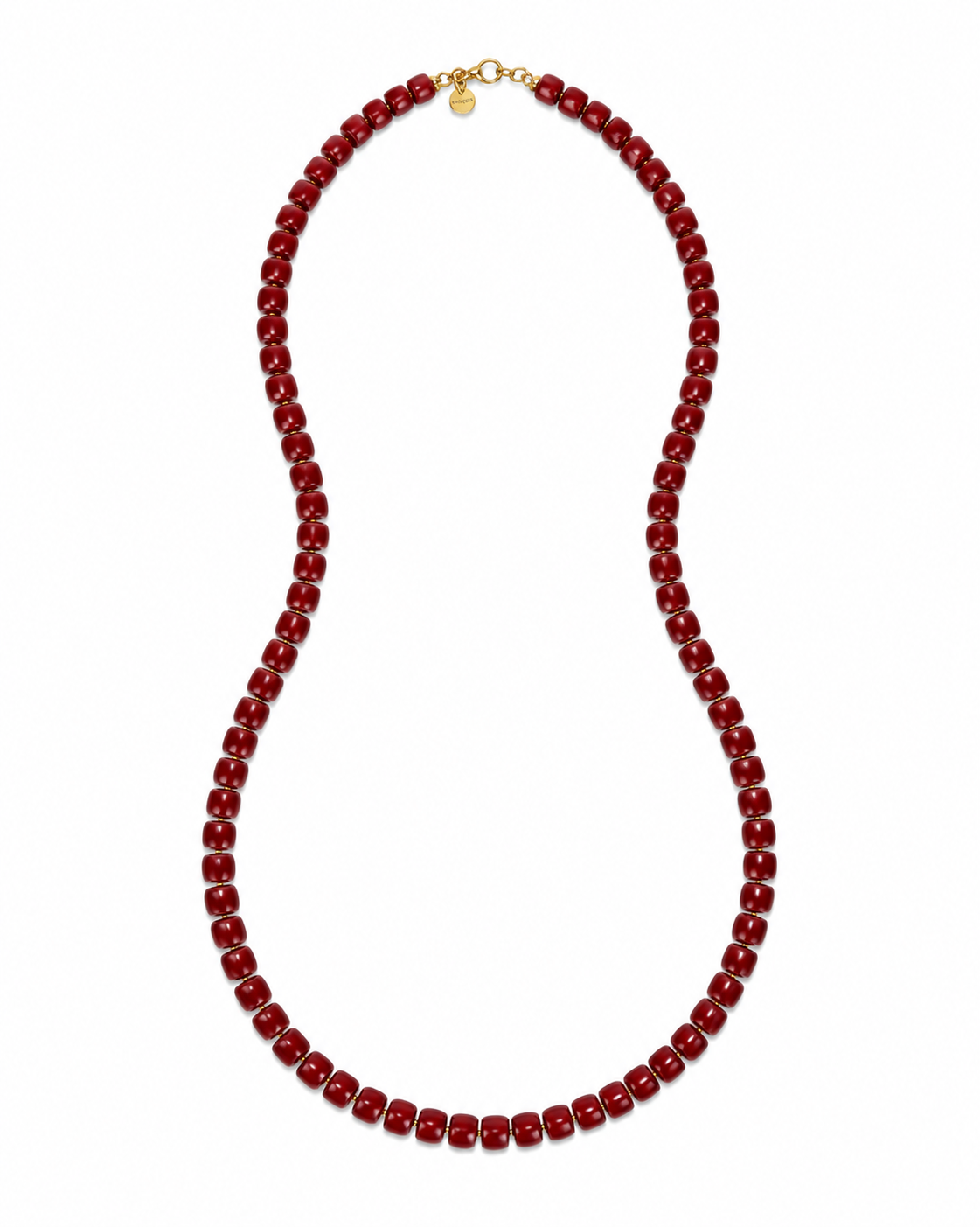 Collana da Donna Base per charm Ibiza Lunga Burgundy in Argento 925 Rue de Mille RDM CB-LCL 03 C10