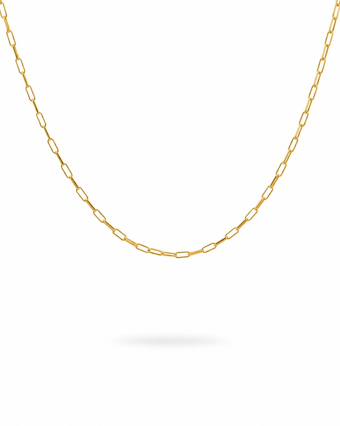 Collana Base per charm Maglia allungata in Argento 925 Rue de Mille RDM CB-LGR 03