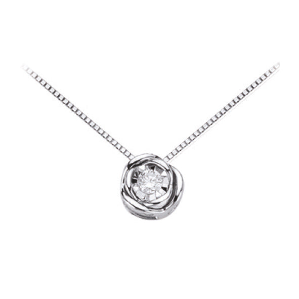 Collana da Donna in Oro Bianco e Diamante Donna ORO