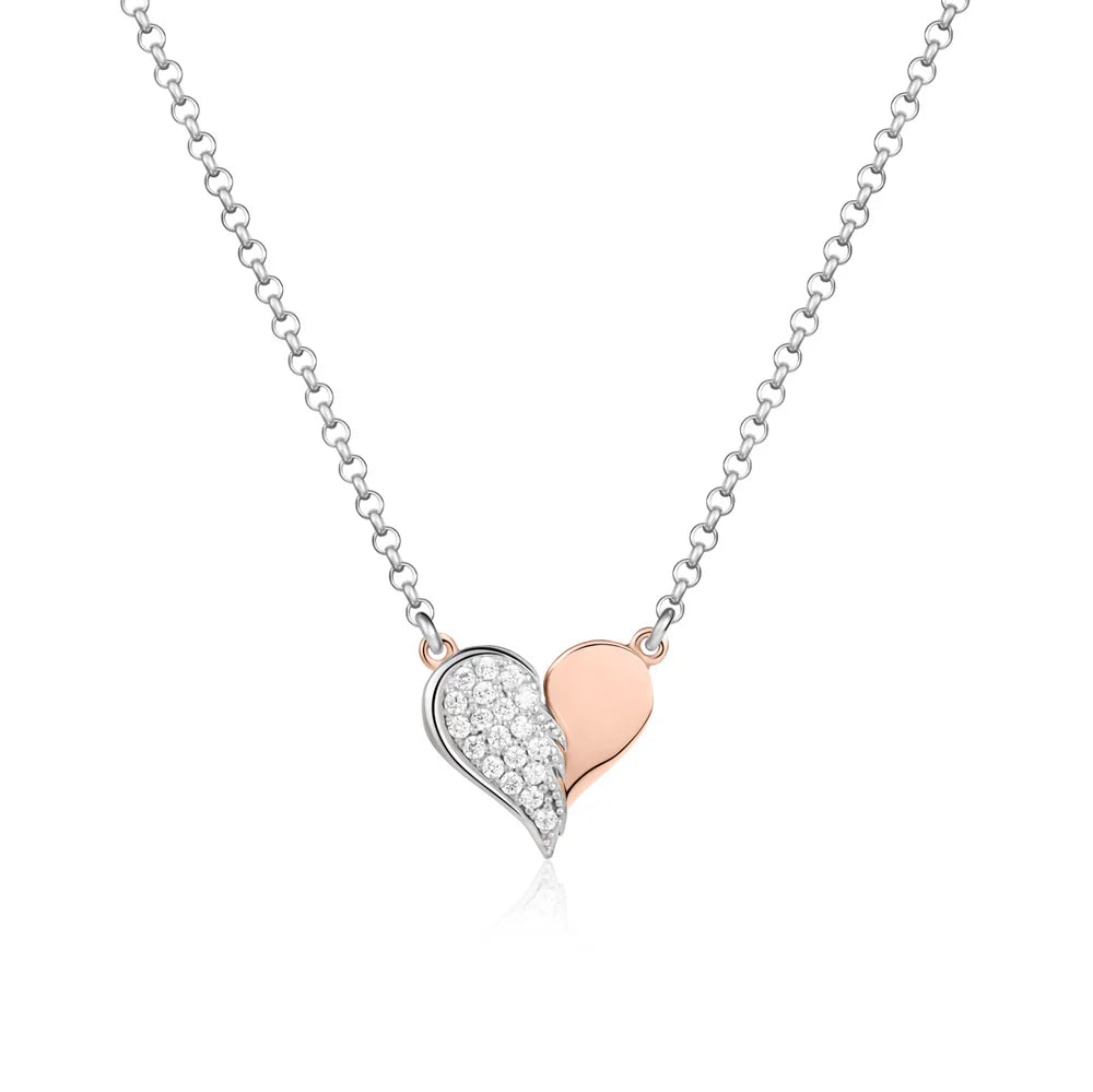 Collana da Donna con Cuore e Ala in Argento Roberto Giannotti GIA GIA442