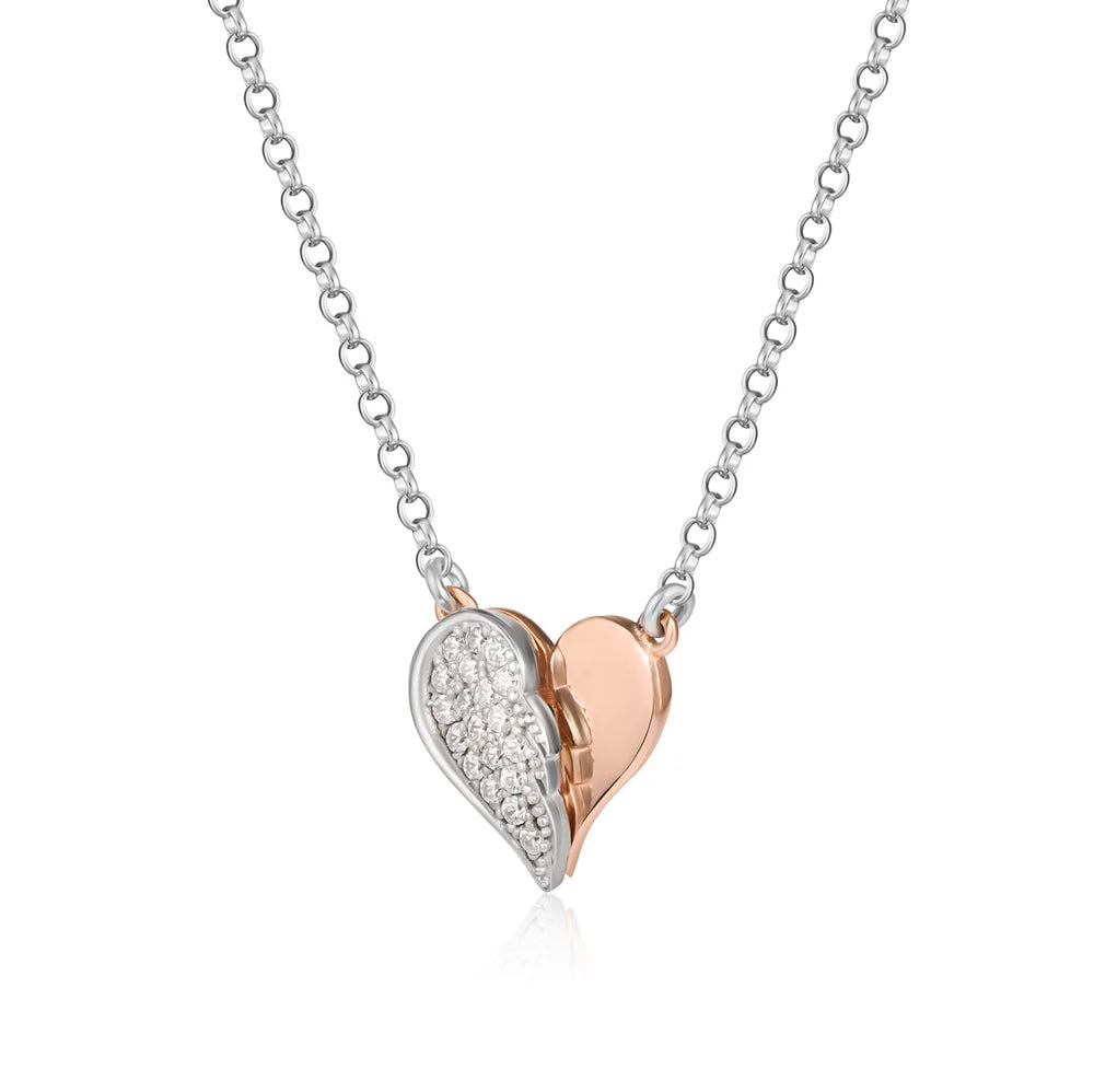 Collana da Donna con Cuore e Ala in Argento Roberto Giannotti GIA GIA442
