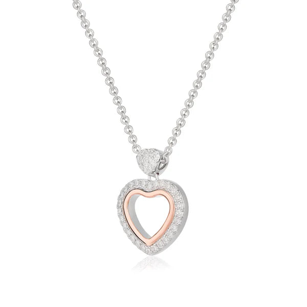 Collana trilogia con Ciondolo Cuore Traforato in Argento Roberto Giannotti GIA451