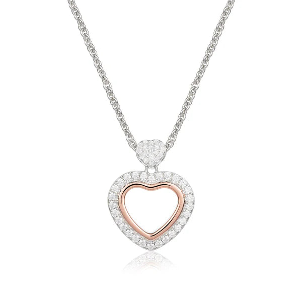 Collana trilogia con Ciondolo Cuore Traforato in Argento Roberto Giannotti GIA451