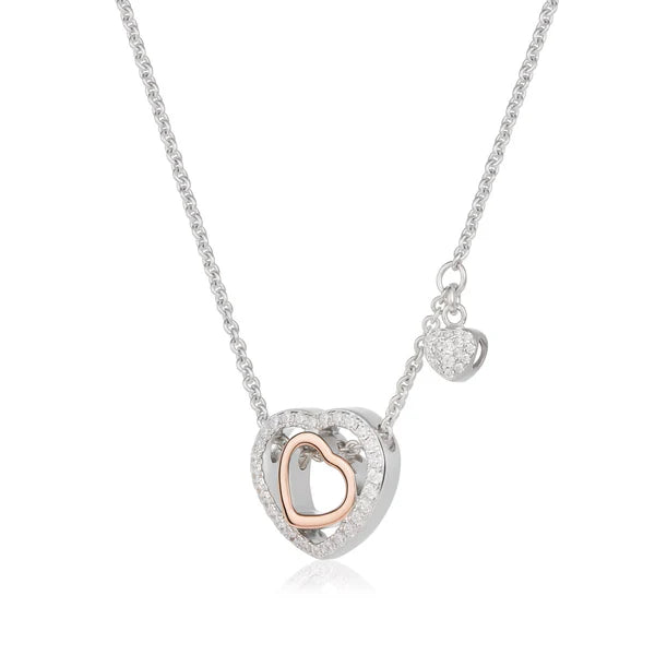 Collana trilogia con Cuore con catena passante Roberto Giannotti GIA453