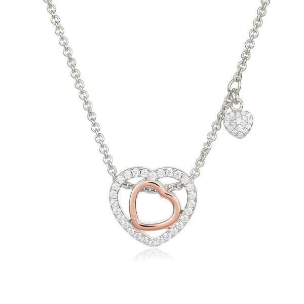 Collana trilogia con Cuore con catena passante Roberto Giannotti GIA453