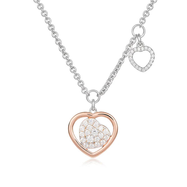 Collana trilogia con Cuore Charm traforato in Argento Roberto Giannotti GIA455