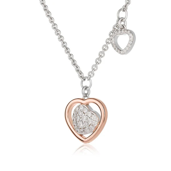Collana trilogia con Cuore Charm traforato in Argento Roberto Giannotti GIA455