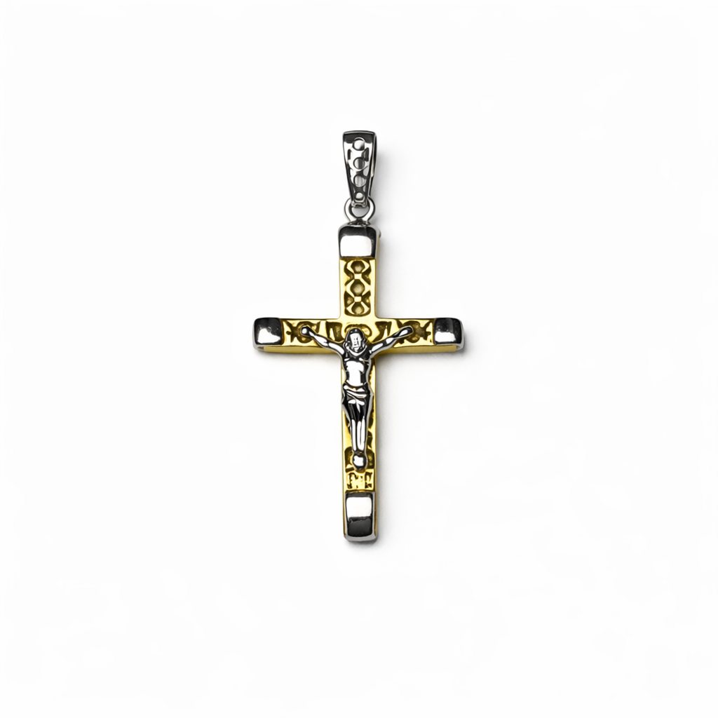 Ciondolo Croce da Uomo in oro 18Kt TIZIANO TIZ ORCND 228