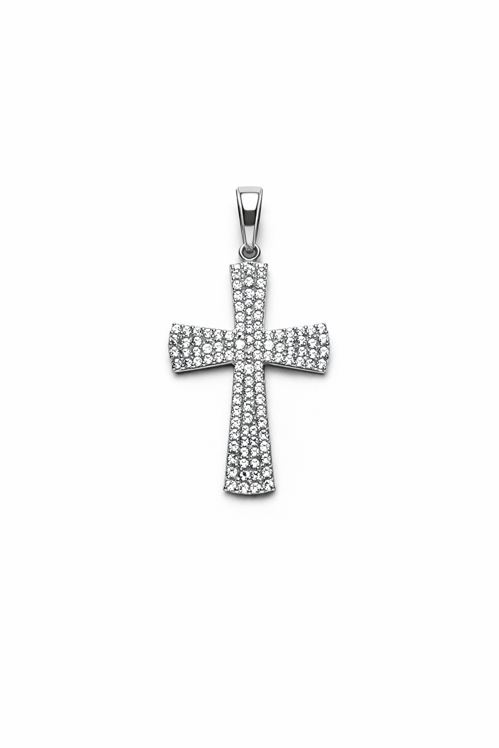 Ciondolo Croce da Donna in oro 18Kt e zirconi TIZIANO TIZ ORCND 634