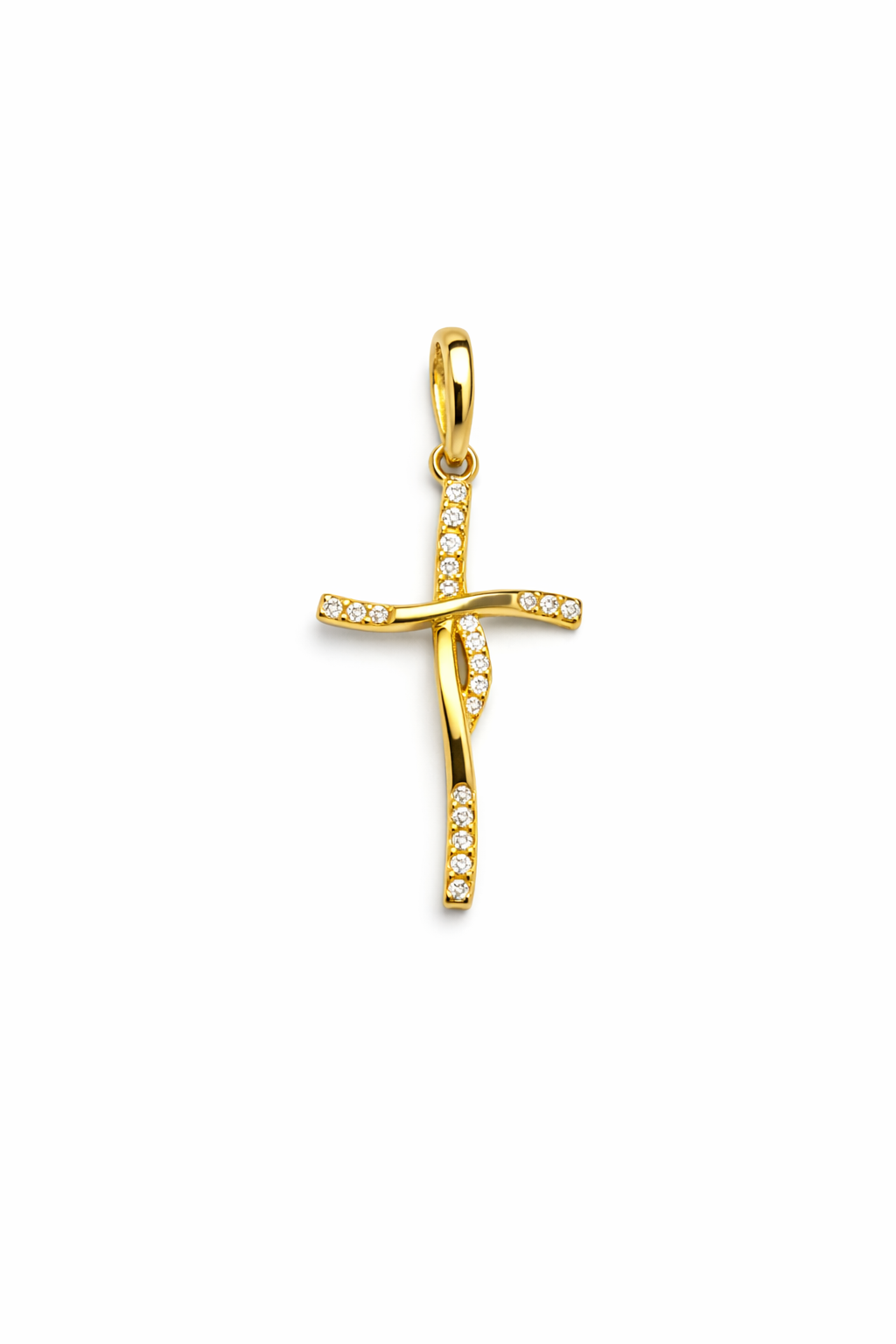 Ciondolo Croce da Donna in oro 18Kt TIZIANO TIZ ORCND 15