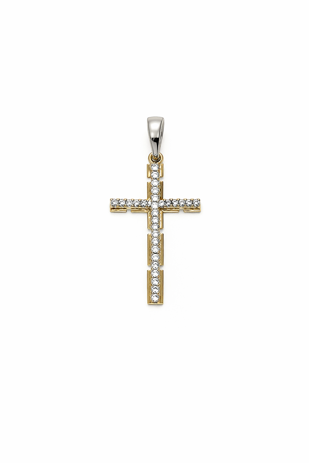 Ciondolo Croce da Donna in oro 18Kt TIZIANO TIZ ORCND 436