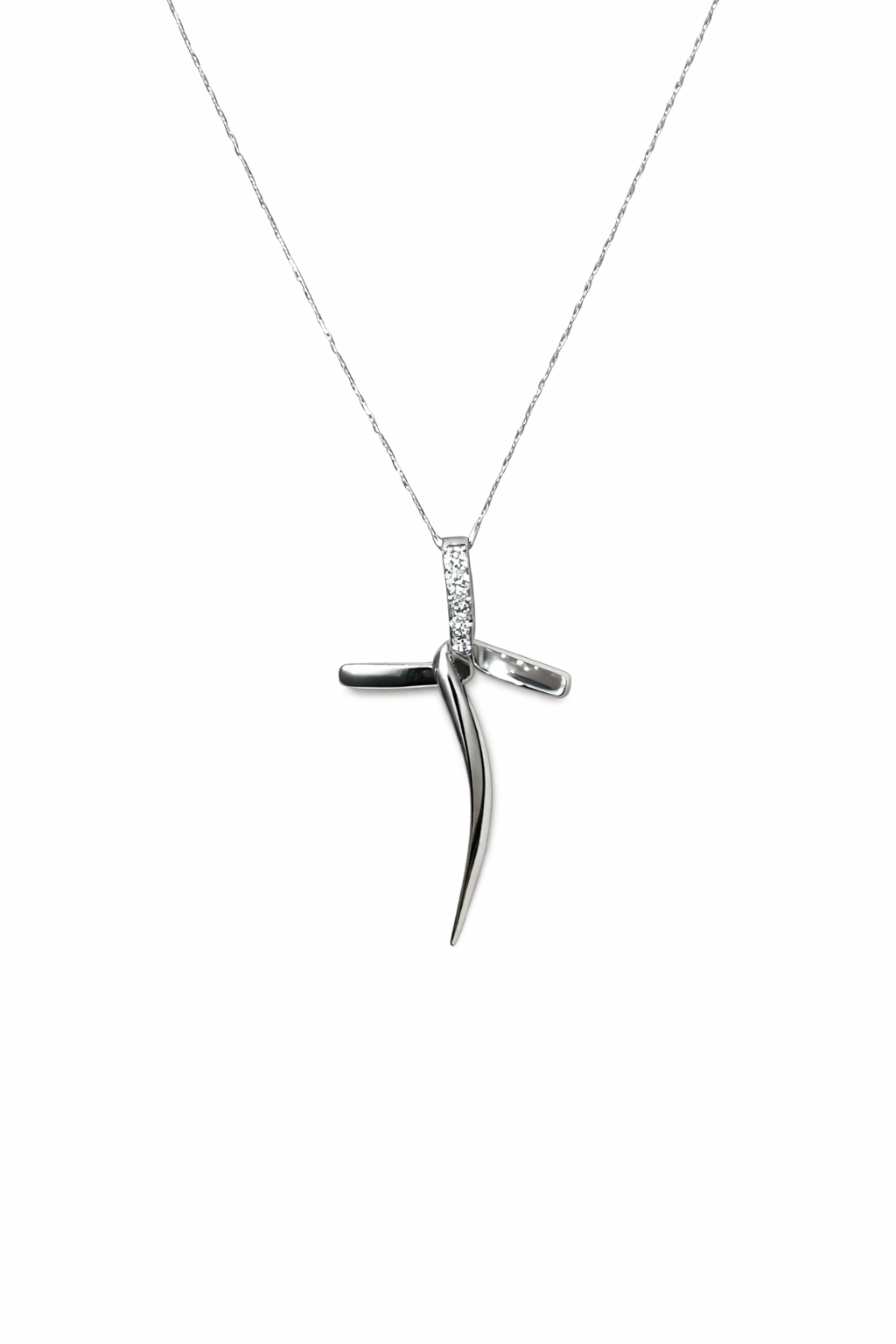 Collana da Donna con Croce in Oro 18Kt e Diamanti Gianni Carità CRF850/GS