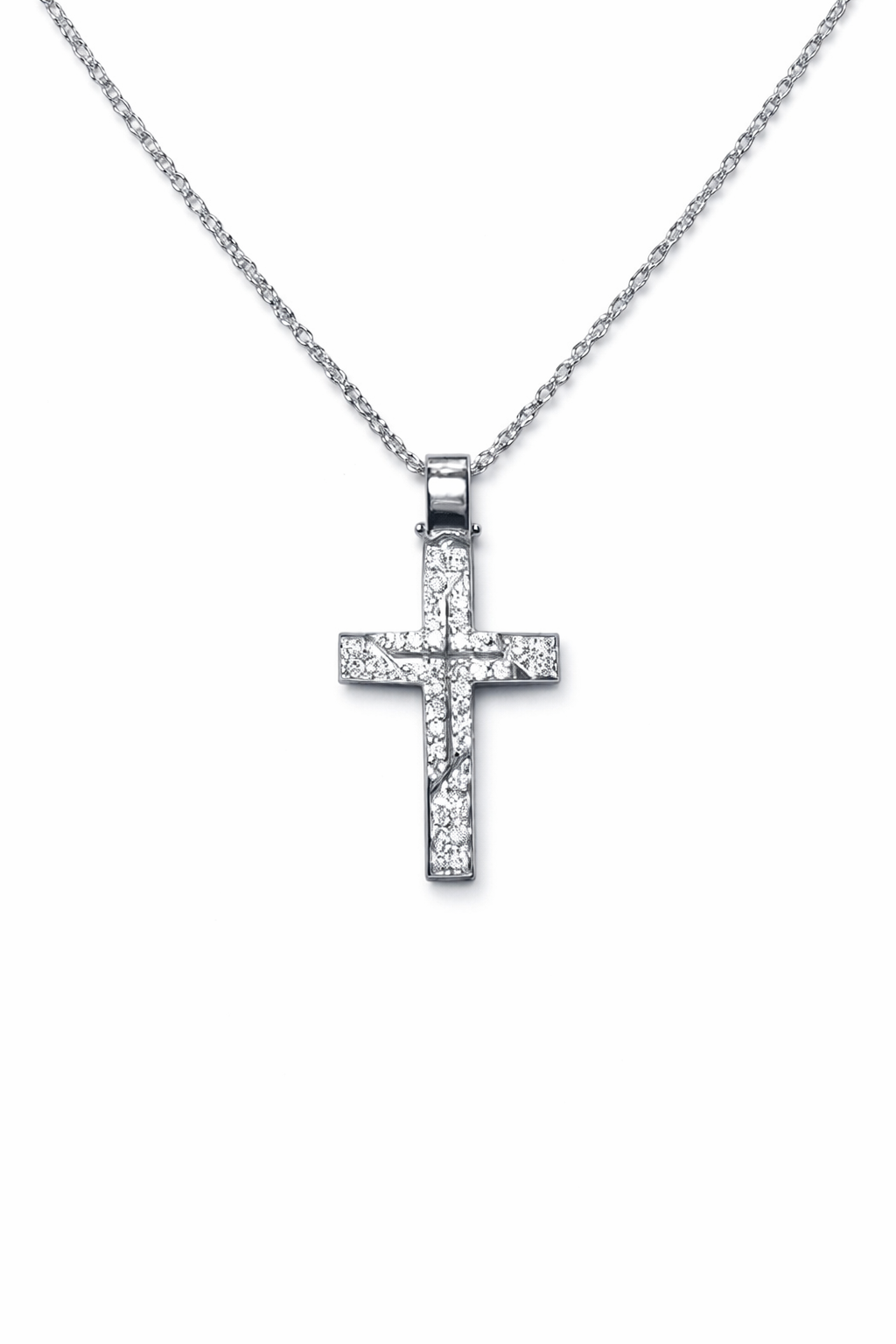 Collana da Uomo in oro 18Kt e diamanti PG GIOIELLI CRU369