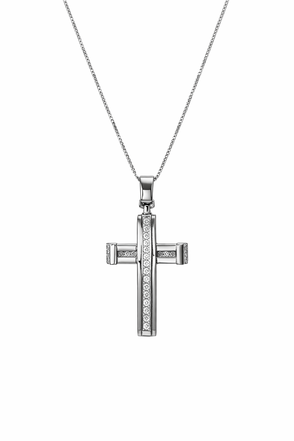 Collana da Uomo in oro 18Kt e diamanti PG GIOIELLI CRU330/1