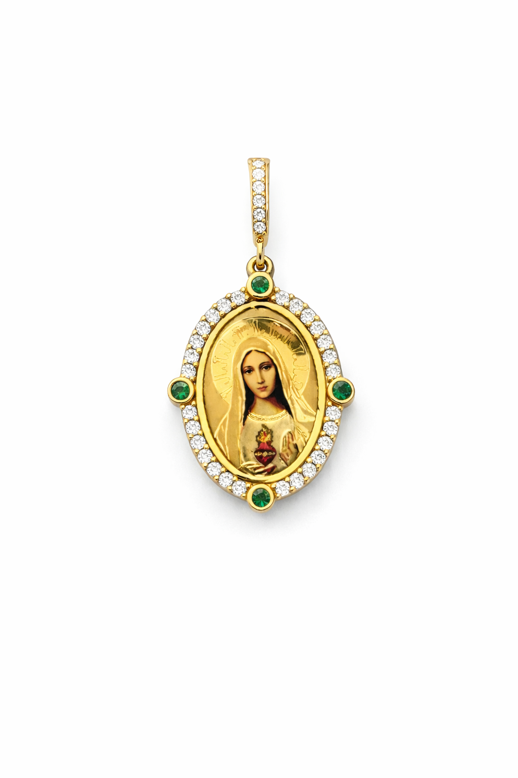 Pendente Medaglia Miracolosa in oro 18Kt TIZIANO TIZ ORCND 21
