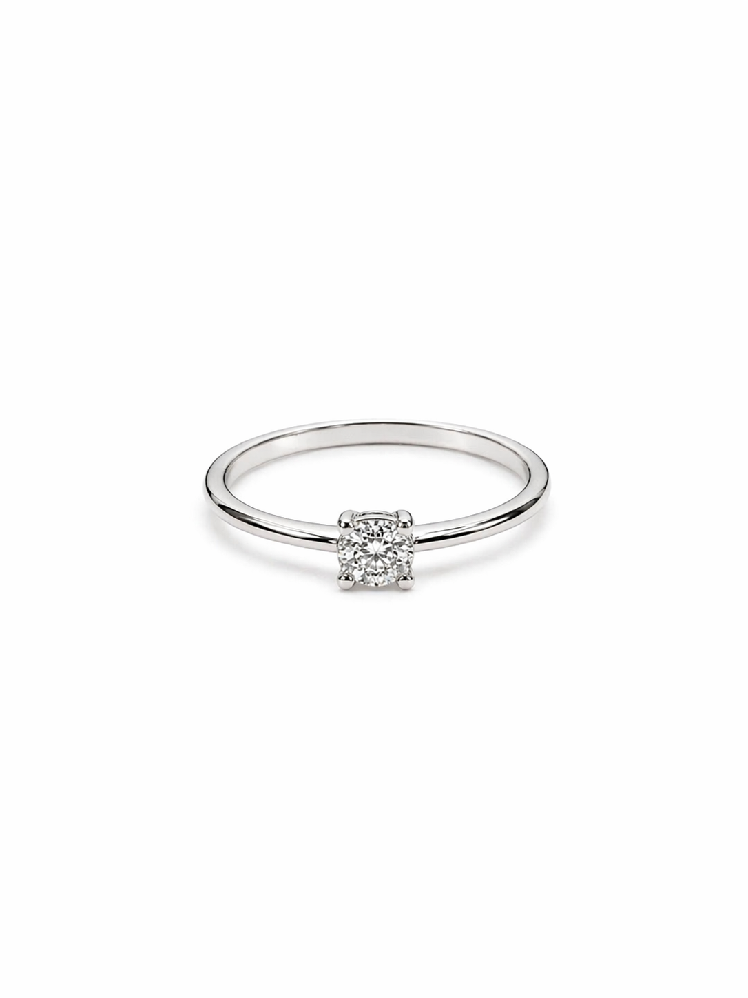 Anello Solitario da Donna in oro 18Kt e diamanti PG ANFAIRY/2