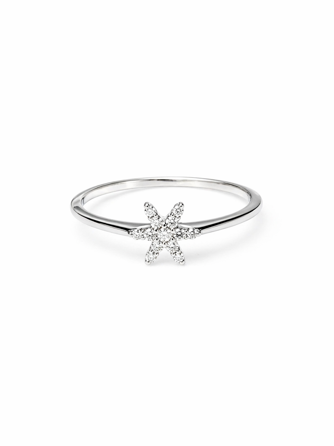 Anello Solitario da Donna in oro 18Kt e diamanti PG ANOASI/1