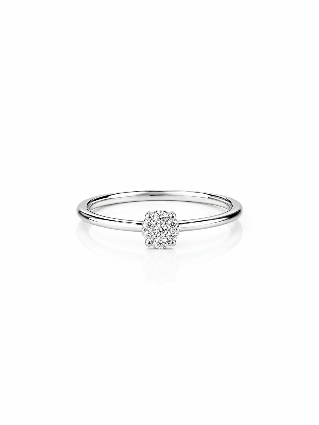 Anello Solitario da Donna in oro 18Kt e diamanti DO DHAF9334.005