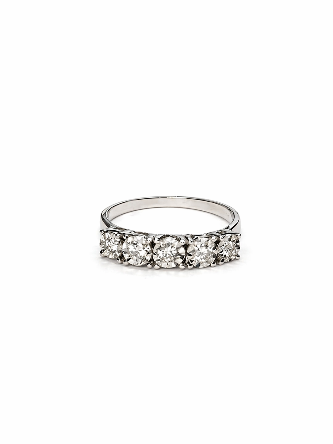 Anello 5 Pietre da Donna in oro 18Kt e diamanti DESIRE' PDA2519FDI0001