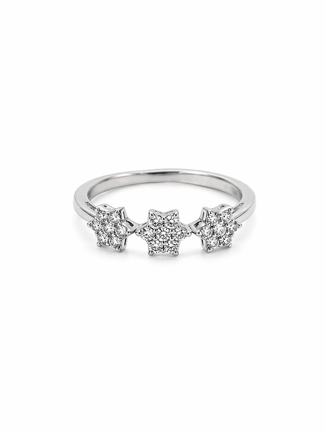 Anello Trilogy da Donna in oro 18Kt e diamanti IKI ANPL/03