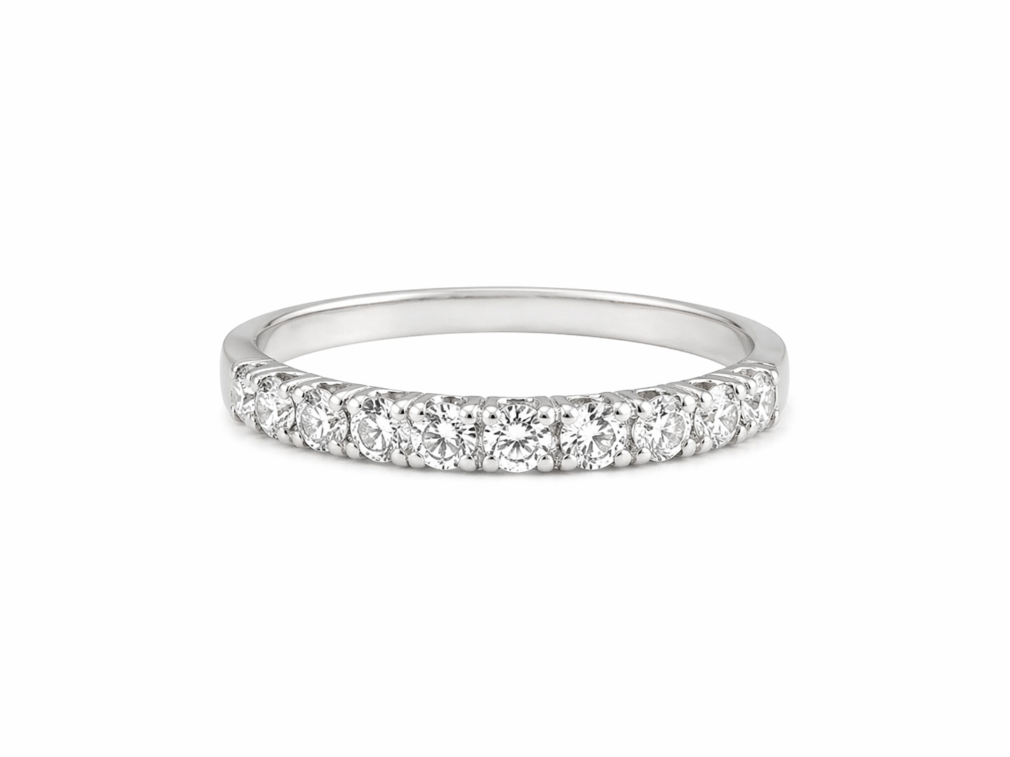Anello 7 pietre in oro 18KT e diamanti TIZ TI7PIE