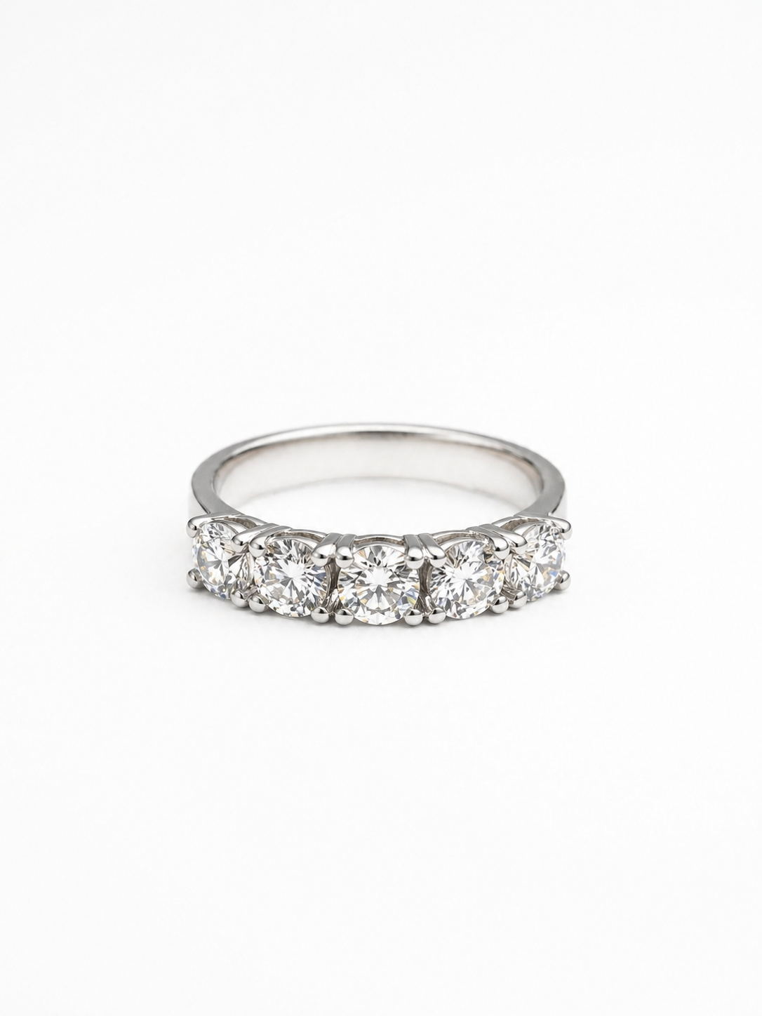 Anello 5 pietre da Donna in oro 18Kt e diamanti DESIRE' PDA2519FEDI0001