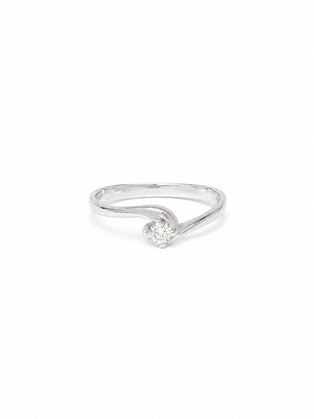 Anello Solitario da Donna in oro 18Kt e diamanti TIZIANO TIZ SOL02/015
