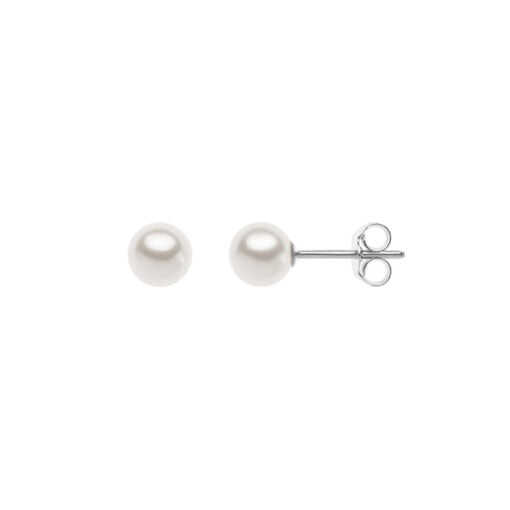 Orecchini da Donna in Oro Bianco 9kt e Perla Comete KORP 009