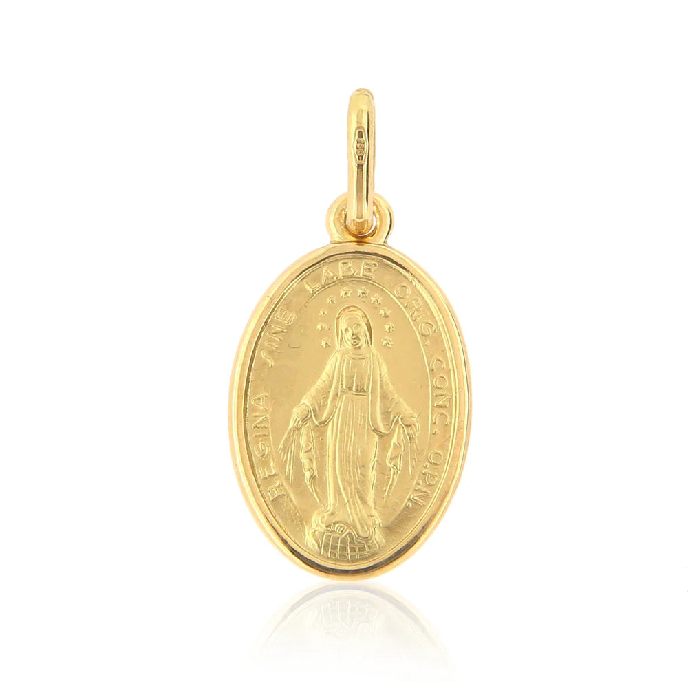 Pendente Medaglia Miracolosa in oro 18Kt TIZIANO TIZ ORCND 03
